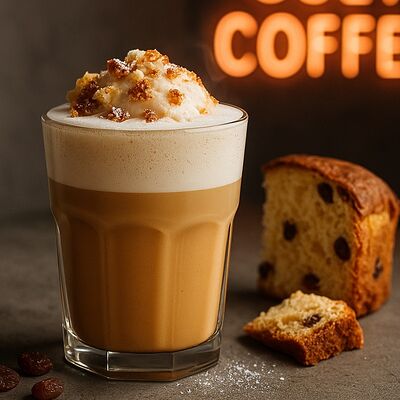 Раф Пирог Панеттоне в Культ Кофе по цене 450 ₽