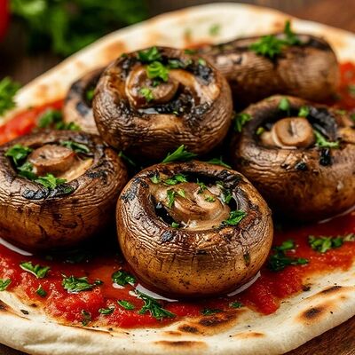 Шампиньоны на мангале в Кафе SINBAD по цене 462 ₽