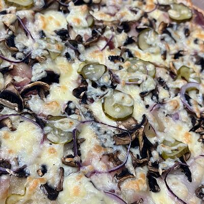 Пицца Бекон и грибы в Pizza life по цене 500 ₽