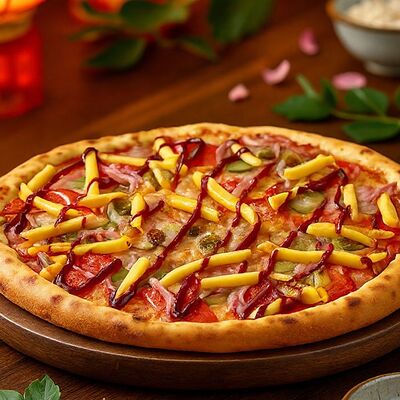 Пицца Деревенская BBQ в Shegai Family по цене 950 ₽