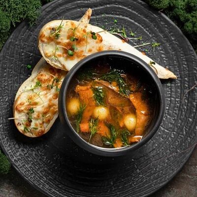 Похлебка с лесными грибами в Сова по цене 750 ₽