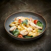 Лапша с пастрами из индейки в Корчма