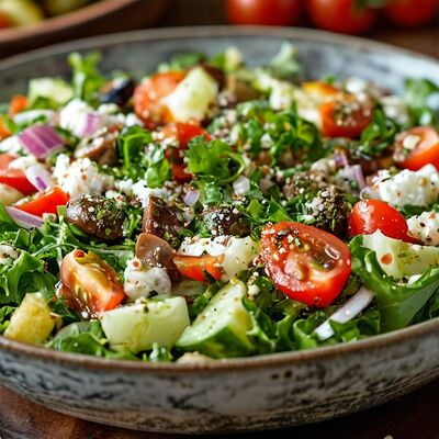 Салат Греческий в РАКИДОНА по цене 350 ₽