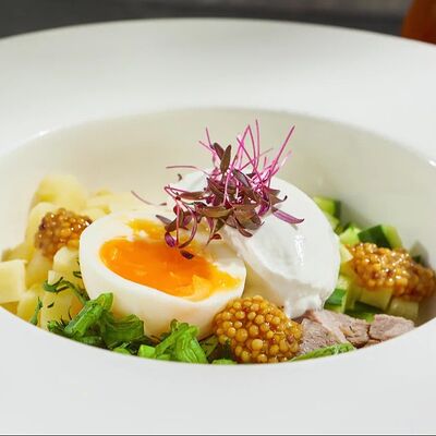 Окрошка с телятиной на квасе в Гастробар DOM по цене 590