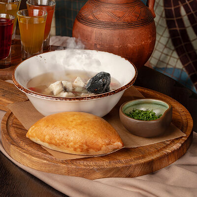 Суп Уха в Аджикинежаль по цене 680 ₽