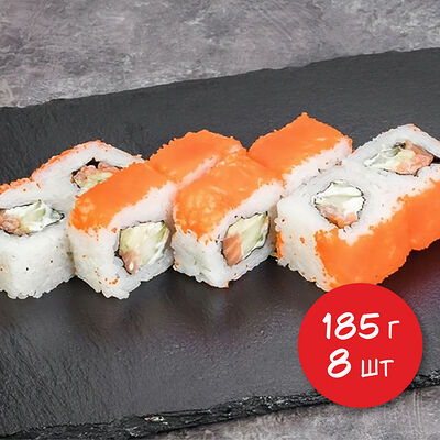 Ролл Калифорния с лососем в Я люблю суши по цене 969 ₽