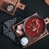 Борщ с говядиной, сметаной и зеленью в Жарим мясо по цене 640