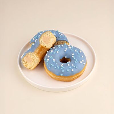 Донат с начинкой Сливочный мандарин в Пекарня Буханка по цене 139 ₽