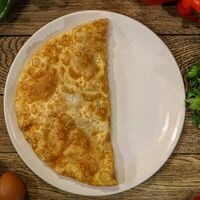 Чебурек с говядиной и свининой в Мзиани