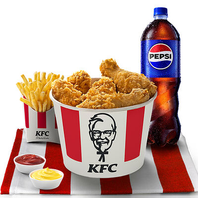 Баскет S Крылья/Ножки Комбо в KFC Keruen по цене 5000 ₸