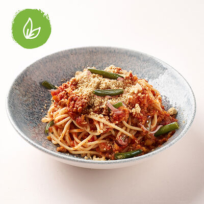 Спагетти с Veggi фаршем и томатным соусом в Укроп по цене 285 ₽