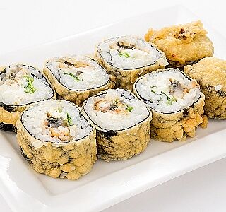 Унаги маки темпура в PARTY PIZZA+ по цене 539 ₽