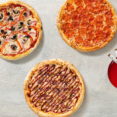 Комбо 3 пиццы в ПАЛКИ-СКАЛКИ по цене 1679 ₽