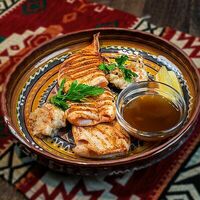 Кальмар на гриле с креветками в Вински Подрум