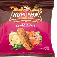 Три корочки (семга и сыр) в ШашлычОк