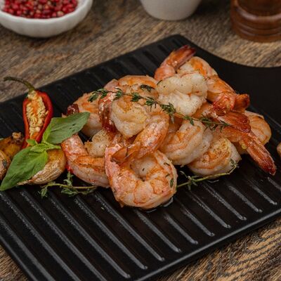 Креветки чесночные в Буркина Фасоль по цене 1030 ₽