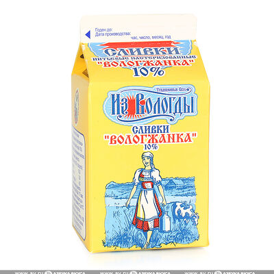 Сливки пастеризованные Вологжанка 10% Вологодский Мк бзмж в Азбука Вкуса Экспресс Меню по цене 78 ₽