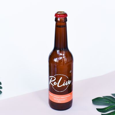 Комбуча ReLive на черном чае (имбирь + апельсин + каенский перец) в Pokemania по цене 299 ₽