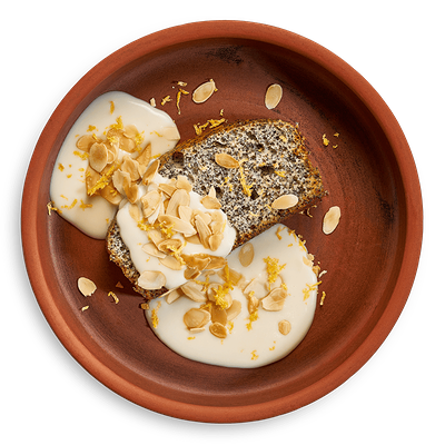 Маковый кекс с заварным кремом в Старик Хинкалыч по цене 350 ₽