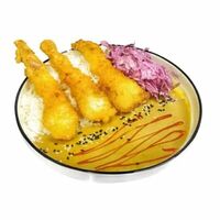 Японский карри с креветкамив Сиба Ину Бистро