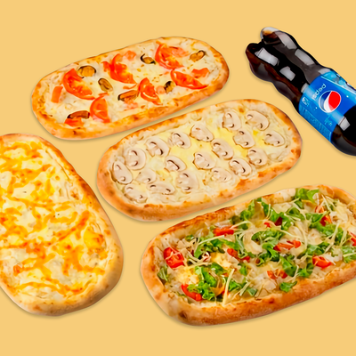 Комбо 4 Вкуса в Дома Пицца по цене 999 ₽