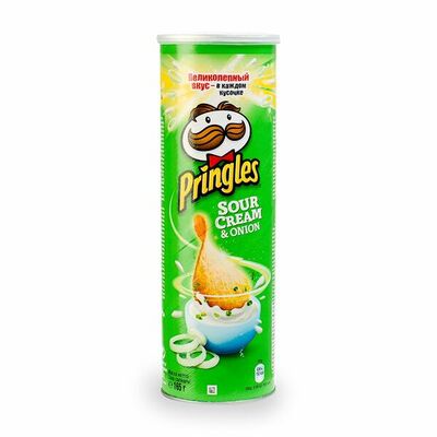 Чипсы картофельные Pringles со сметаной и луком в Азбука Вкуса Экспресс Меню по цене 193 ₽