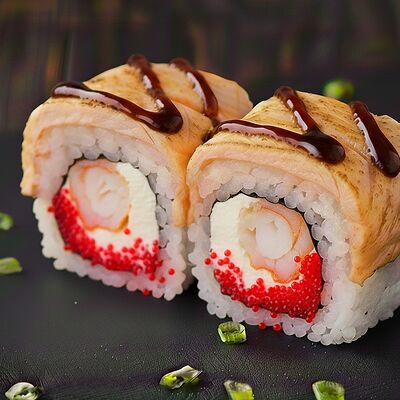 Каганава Хот в ОЛИО пицца и суши по цене 480 ₽