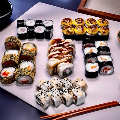 Сет Сеулв Про 100 суши по цене 3399 ₽