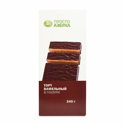 Торт вафельный в глазури в Азбука Вкуса Экспресс Меню по цене 159 ₽