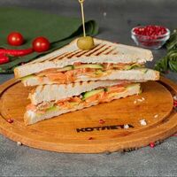 Клаб-сэндвич с семгойв Котлета