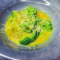 Брокколи с чесноком и пармезаном в Мацони