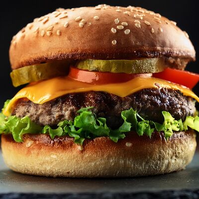 Конь бургер в Яркий Halal food по цене 560 ₽