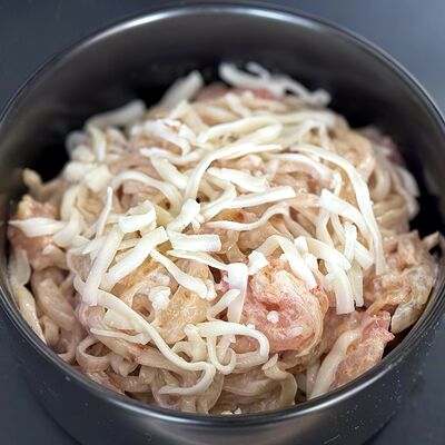 Сливочный удон с креветкой в ГансРолл по цене 755 ₽