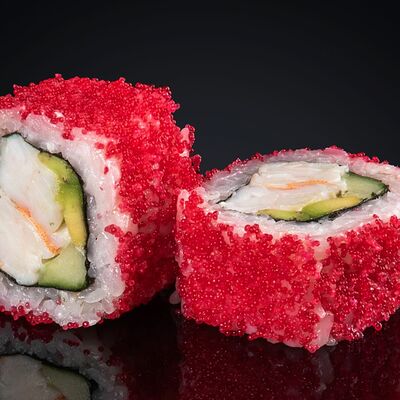 Ролл Калифорния с креветкой в Мушу по цене 385