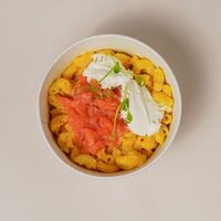 Mac&Cheese с лососем и творожным сыром в Атта