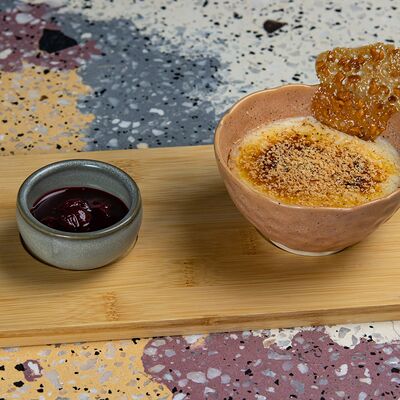 Взбитый творог Брюле в Pink milk x Lift по цене 640 ₽