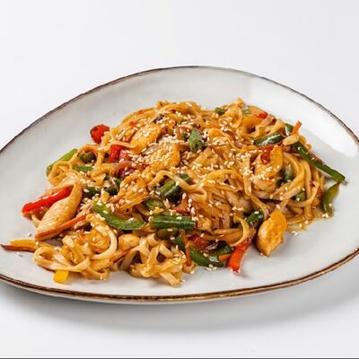 Лапша Вок в Khaan baikal по цене 450 ₽