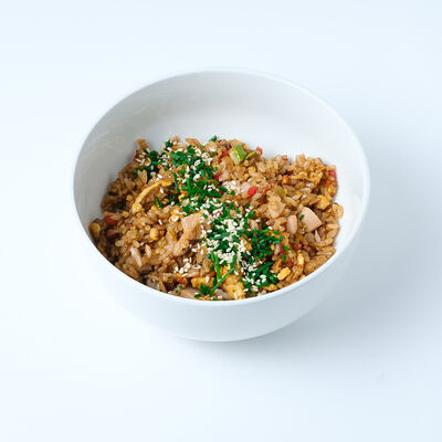 Жареный рис с кацу в TOAST CAFE по цене 650 ₽