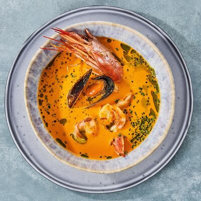 Биск с морепродуктами в Морская10 по цене 750 ₽