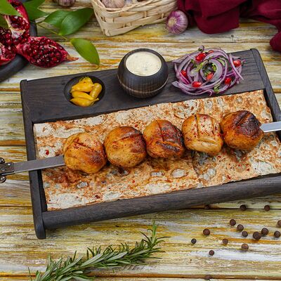 Шампиньоны на углях в Геленджик по цене 650 ₽