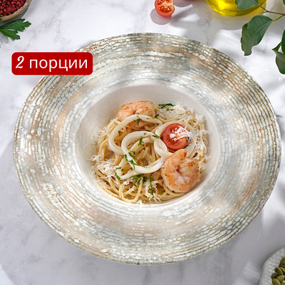 Паста с морепродуктами в Петрушка по цене 827 ₽