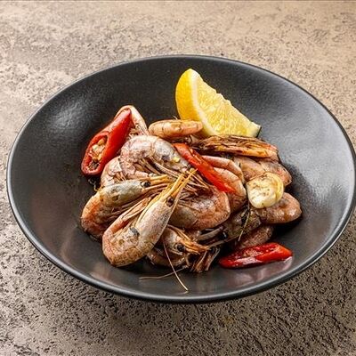 Креветки жареные в У рыбака по цене 1300 ₽