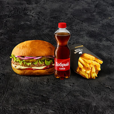 Классик комбо (0,5бут напиток) в Burger Club по цене 815 ₽