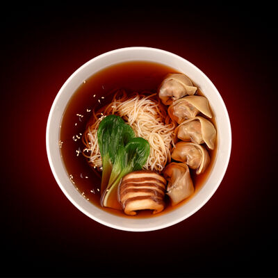 Суп Вонтон с лососем в Китайские Новости по цене 890 ₽