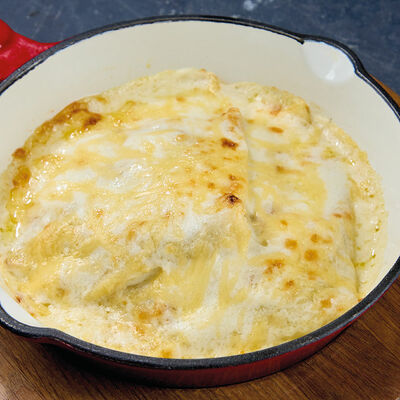 Запеченые блинчики с курицей и грибами в Пицца Темпо по цене 13 р.