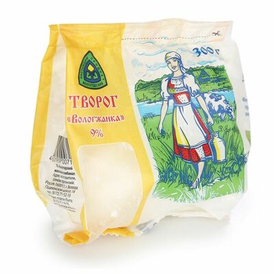 Творог Вологжанка 9% бзмж в Азбука Вкуса Экспресс Меню по цене 127 ₽