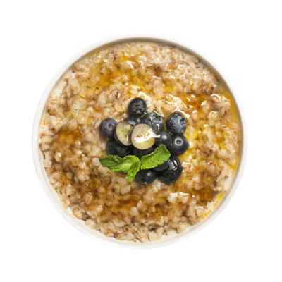 Каша гречневая молочная в Азбука Вкуса Экспресс Меню по цене 179 ₽