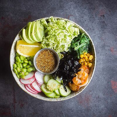 Боул с креветкой в Дюшес по цене 590