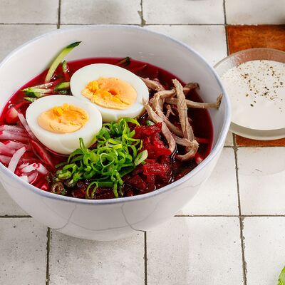 Свекольник с говядиной в ЛарисуВаннуХочу по цене 390