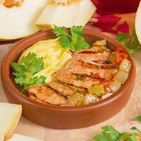 Куриное филе с сырным картофельным пюре в Мушмула